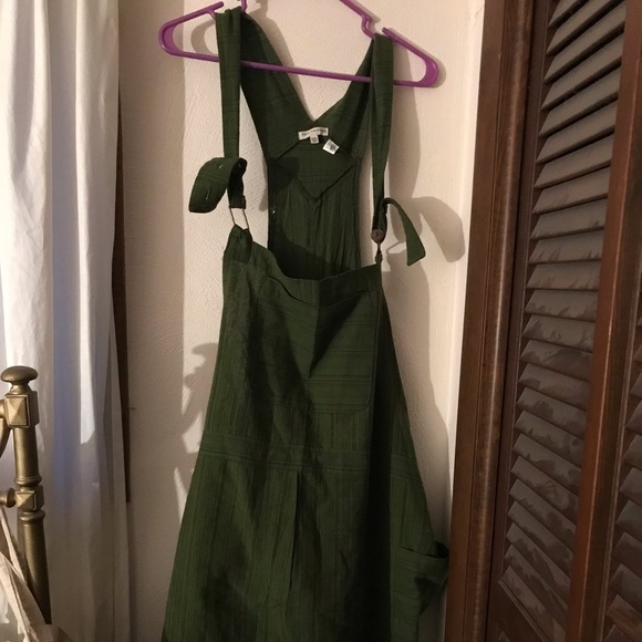 XXL Earthbound Trading Co. Green Overalls - Picture 1 of 2
